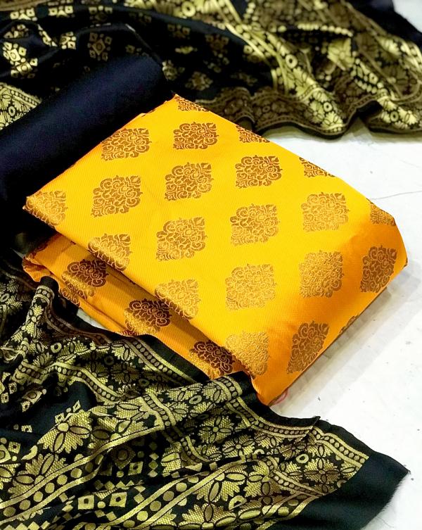 Banarasi Silk Dress 42 Designer Festive Wear Banarasi Silk Salwar